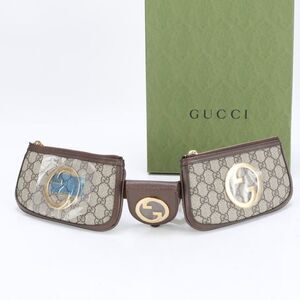 Unused Gucci GG Supreme Blondie Mini Belt Bag 702614 Bag Leather Waist Pouch